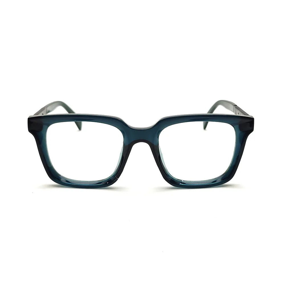 Bold Dark Green Eyeglasses at chashmah