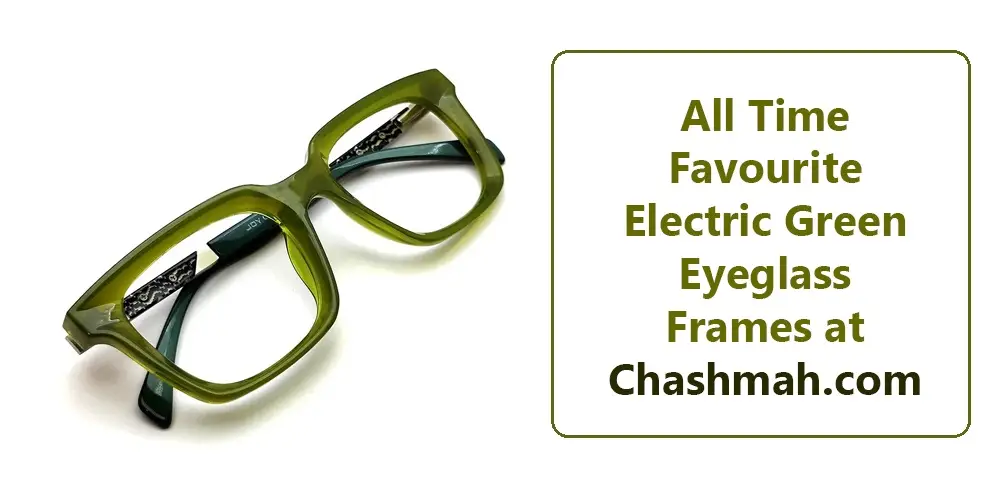 Electric Green Eyeglass at Chashmah.com