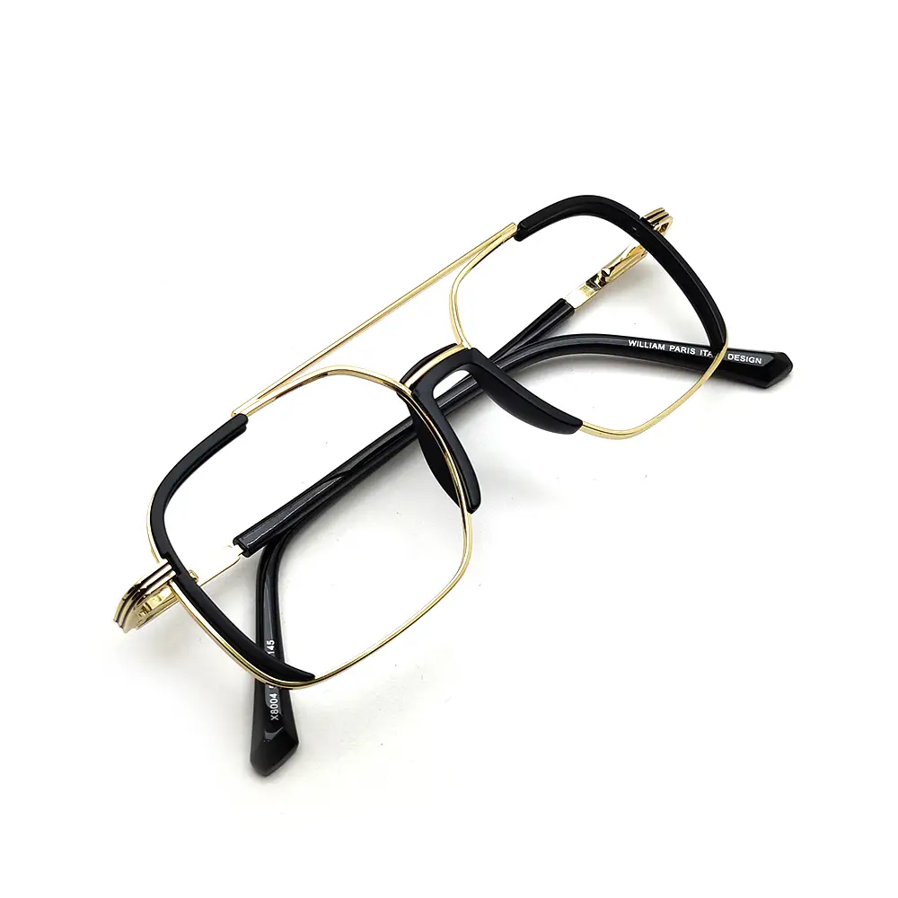 Golden Fashion Metal Eyeglasses at chashmah