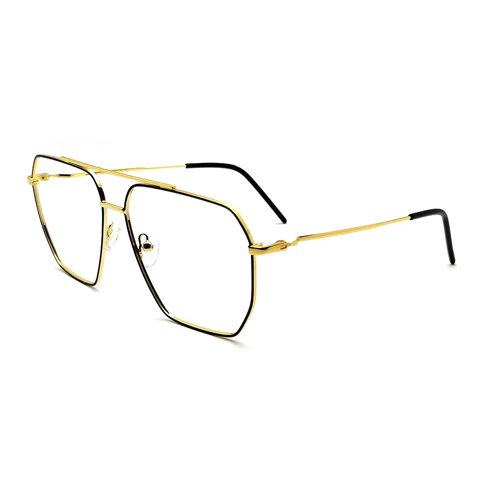 Gold aviator eyeglasses best sale