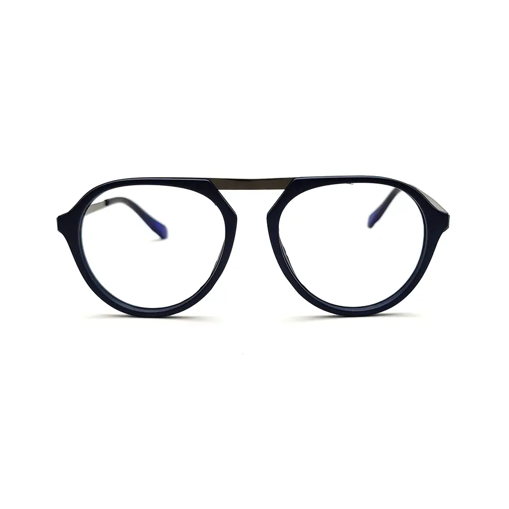 Blue Aviator Stylish Eyeglasses at chashmah