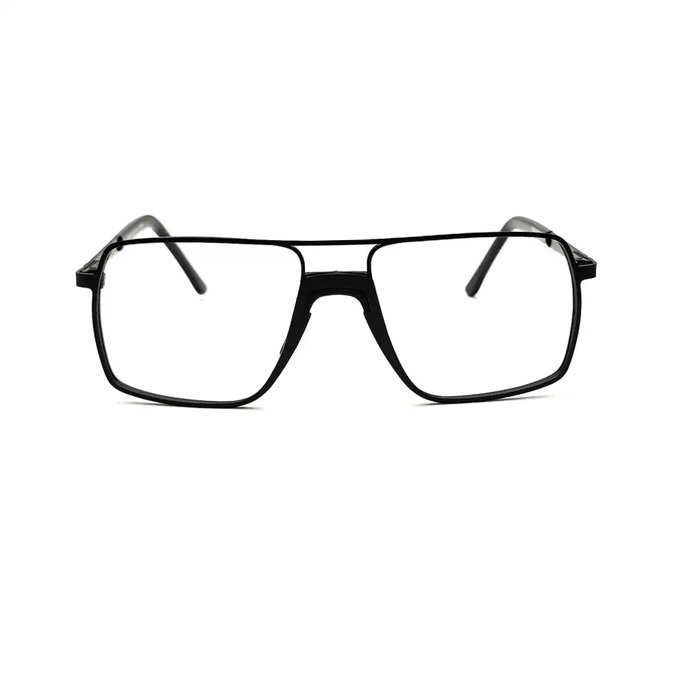 Black Metal Comfort Eyeglasses