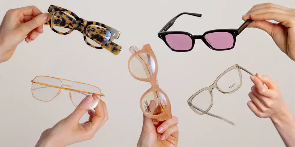 bold and funky eyeglasses