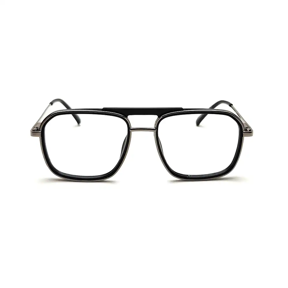 Black Bold Large Eyeglasses