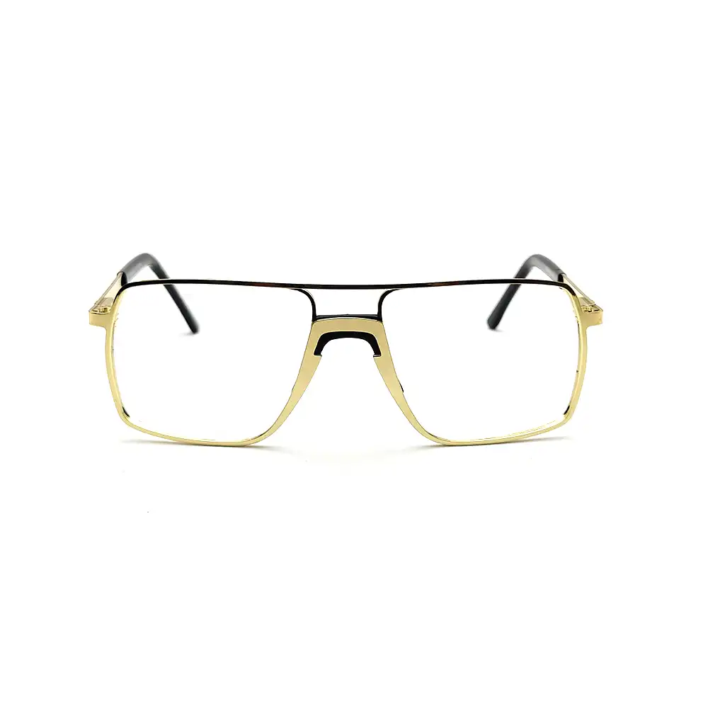 Golden Metal Comfort Eyeglasses at chashmah.com