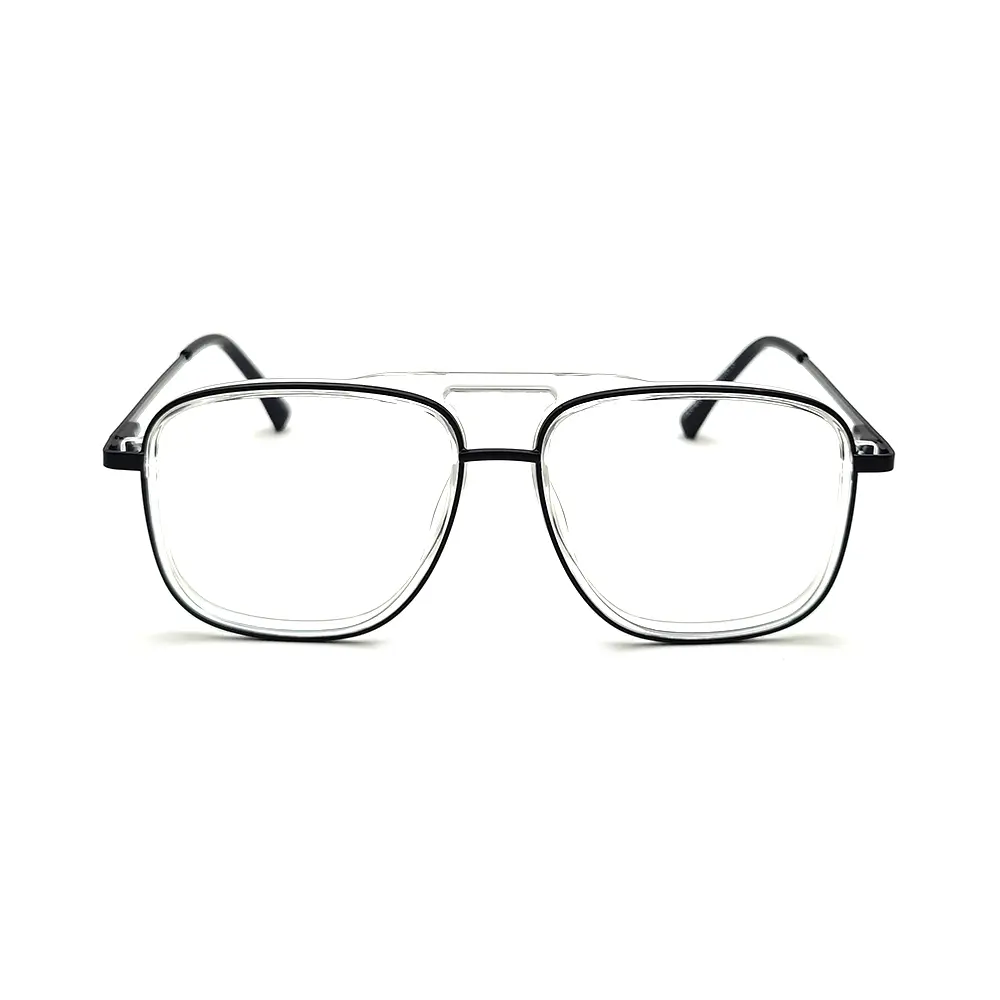 Transparent Black Fashion Eyeglasses