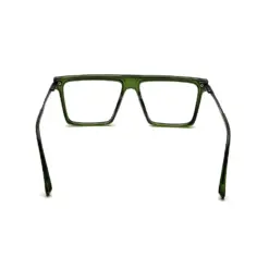 Olive Green Oversized Eyeglasses