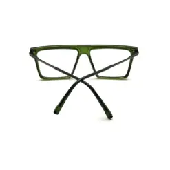 Olive Green Oversized Eyeglasses