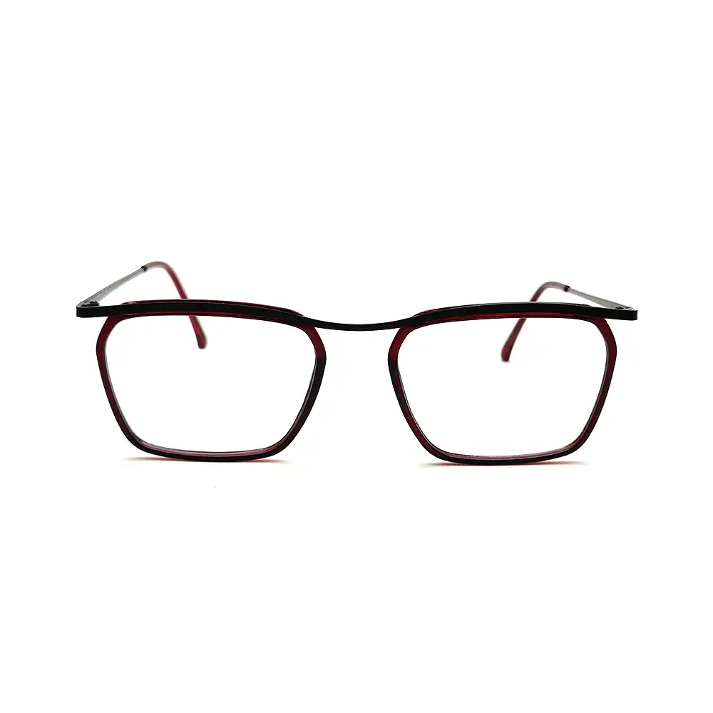 Red Black Fancy Eyeglasses at chashmah.com