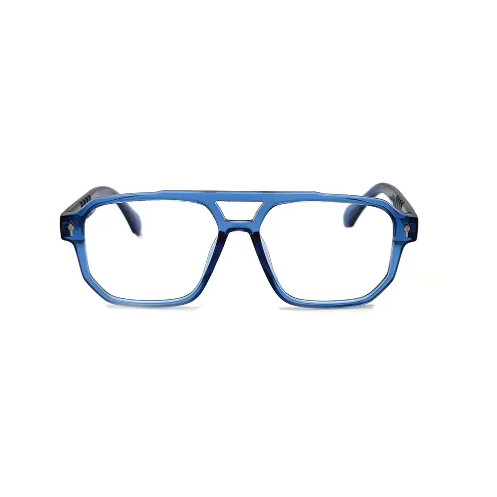 Teal Blue Bold Eyeglasses