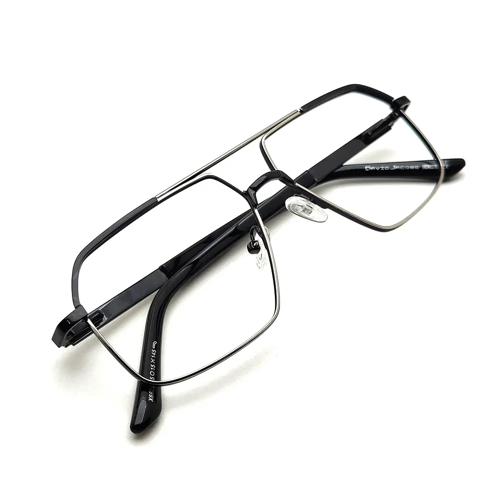 Buy Affordable frames India 85 Black Silver Premium Eyeglasses IMG20241218181533 12 1