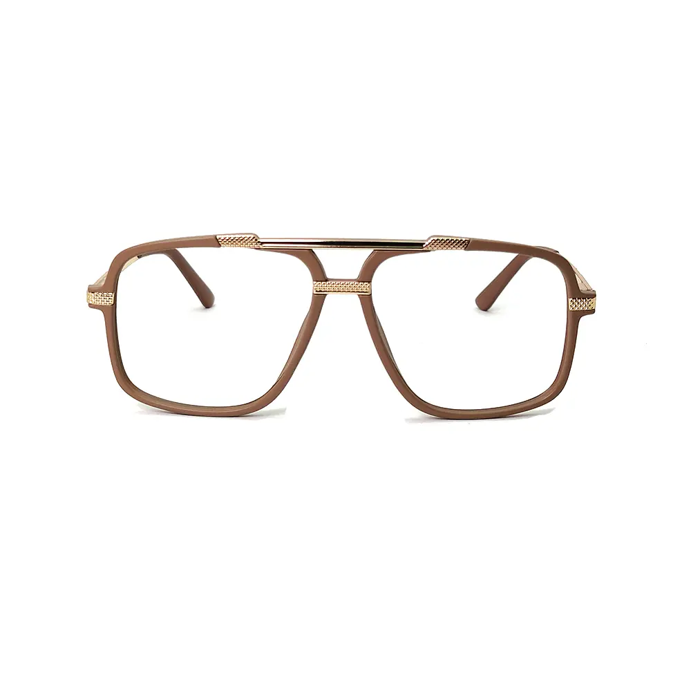 Cream Hip Hop Eyeglasses at chashmah