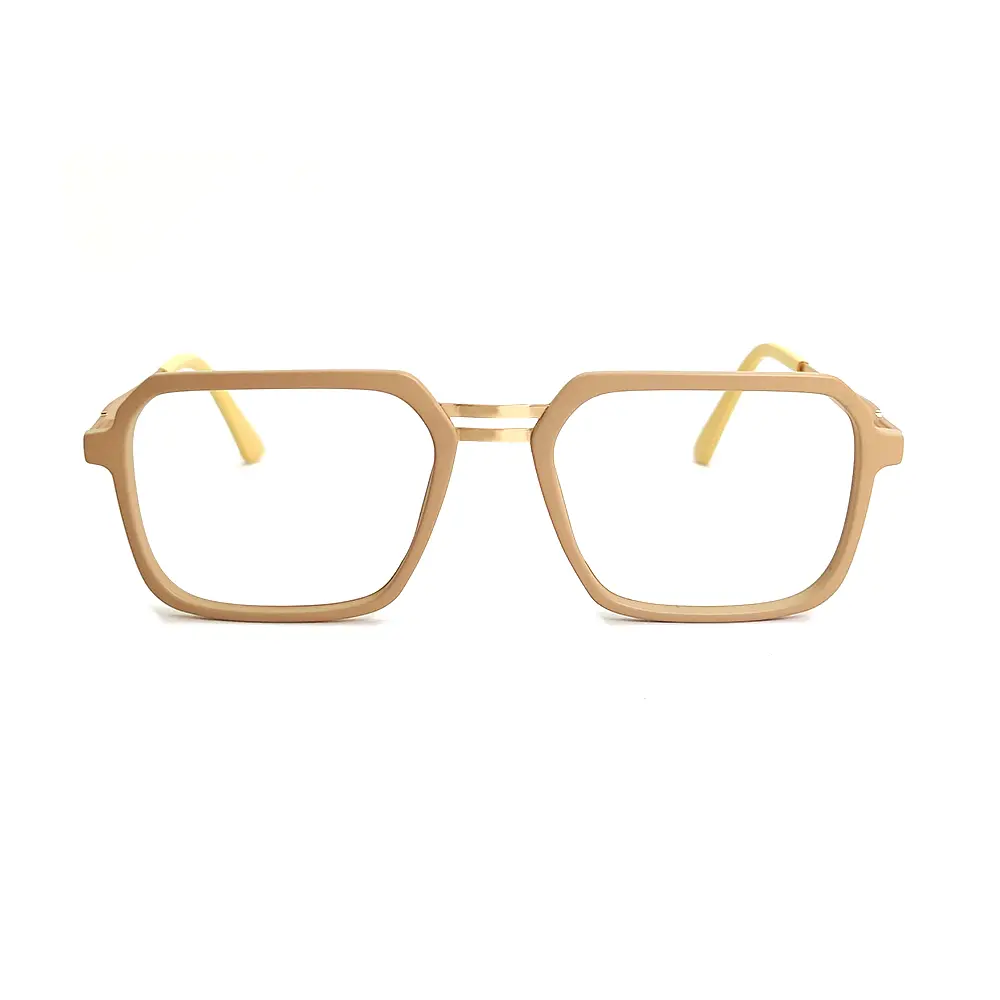 Cream Matte Premium Eyeglasses at chashmah