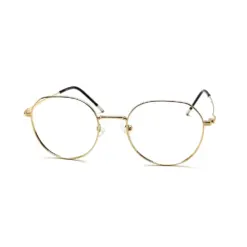 Golden Round Turban Eyeglasses at chashmah