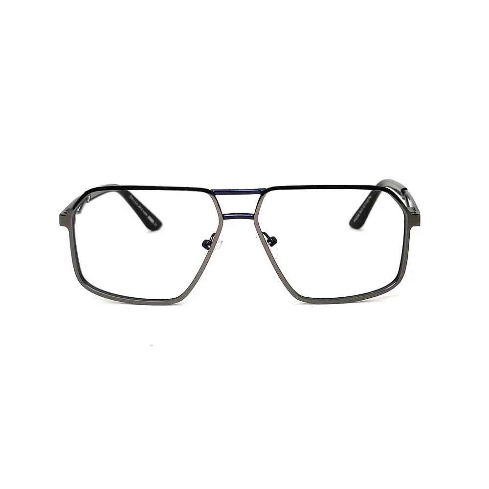 Gunmetal Hip Hop Eyeglasses at chashmah