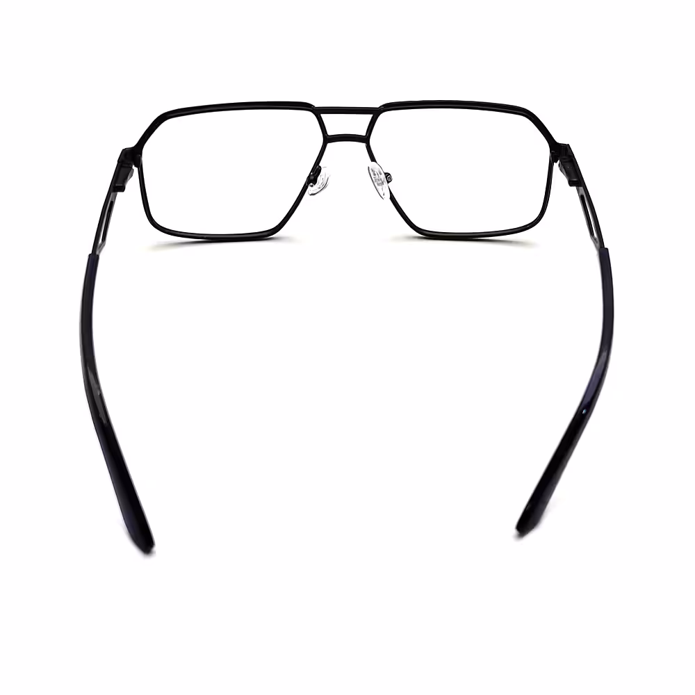 Silver Hip Hop Eyeglasses - 3308 7 Silver Hip Hop Eyeglasses at chashmah