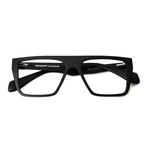Black Bold Fashion Eyeglasses at chashmah.com