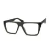 Dark Grey Bold Eyeglasses at chashmah