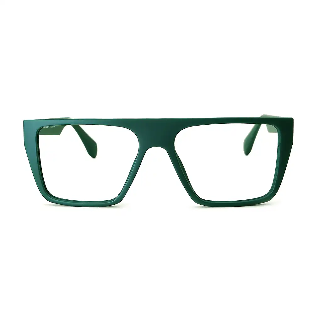 Green Premium Bold Eyeglasses at chashmah