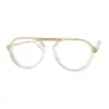 Glass White Gold Aviator at chashma