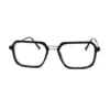 Black GENZ Modern Eyeglasses AT CHASHMAH
