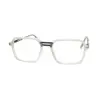 Matte White Modern Eyeglasses at chashmah.com