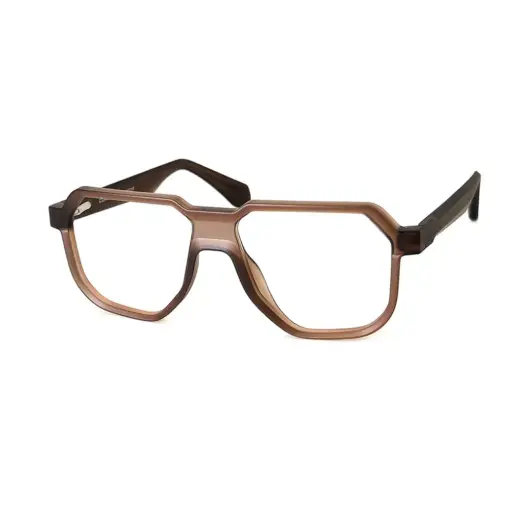 Premium Brown Bold Eyeglasses at chashma