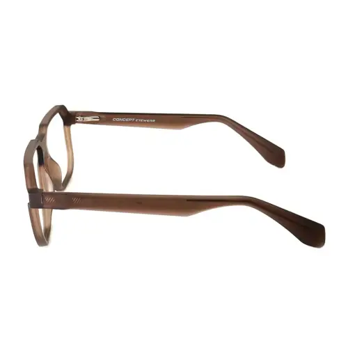 Premium Brown Bold Eyeglasses at chashma