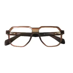 Premium Brown Bold Eyeglasses at chashma