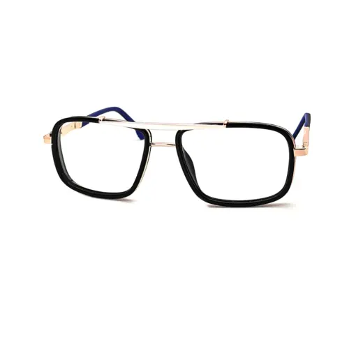 Black Gold Bold Eyeglasses at chashmah