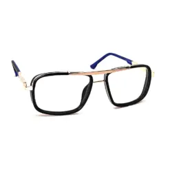 Black Gold Bold Eyeglasses at chashmah