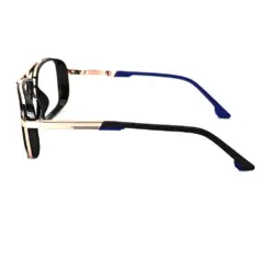 Black Gold Bold Eyeglasses at chashmah