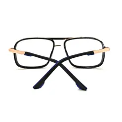 Black Gold Bold Eyeglasses at chashmah