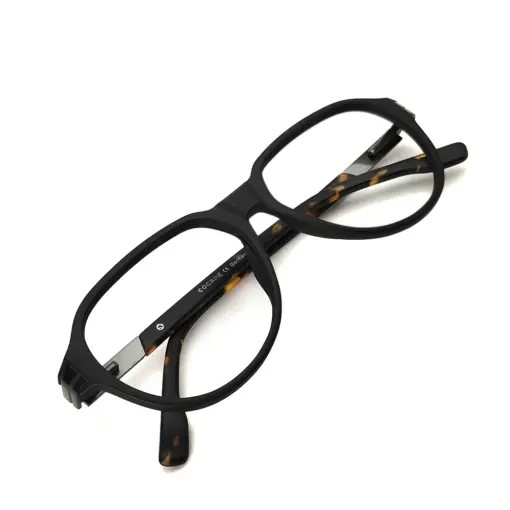 Black Retro Aviator Eyeglasses at chashmah