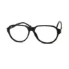 Black Retro Aviator Eyeglasses at chashmah