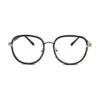 Black Round Fancy Eyeglasses