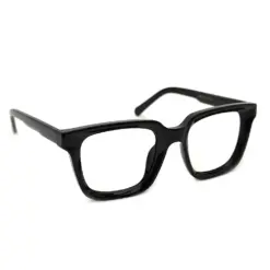 Black Square Classic Eyeglasses at chashma