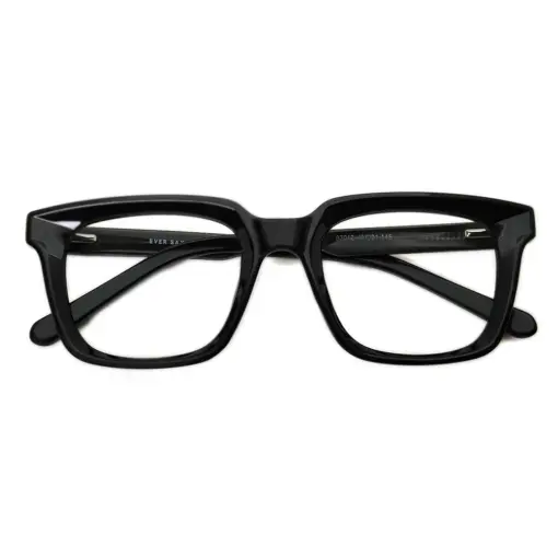 Black Square Classic Eyeglasses at chashma