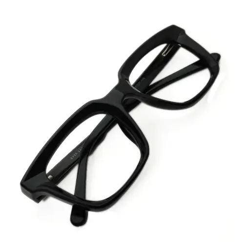Black Square Classic Eyeglasses at chashma