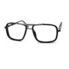 Black Street Style Eyeglasses at chashmah