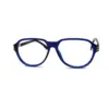 Blue Retro Aviator Eyeglasses at chashmah