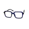 Blue Retro Square Eyeglasses at chashmah