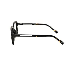 Brown Retro Square Eyeglasses at chasmah