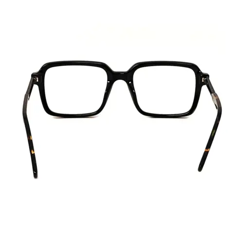 Brown Retro Square Eyeglasses at chasmah