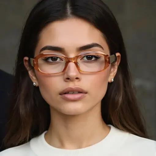 Cream Bold Celebrity Eyeglasses