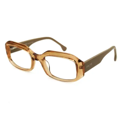 Cream Bold Celebrity Eyeglasses - 6015