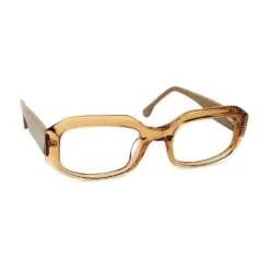 Cream Bold Celebrity Eyeglasses - 6015