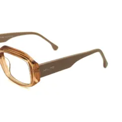 Cream Bold Celebrity Eyeglasses - 6015