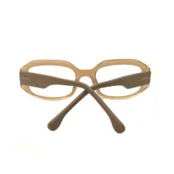 Cream Bold Celebrity Eyeglasses - 6015