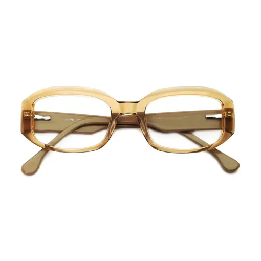 Cream Bold Celebrity Eyeglasses - 6015